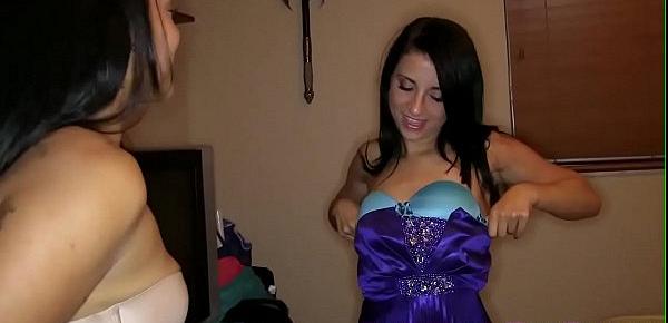  Real prom teen pounded